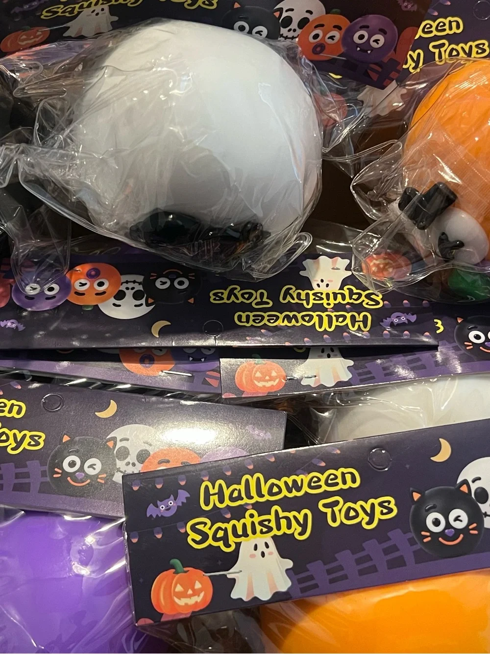 NeeDoh Halloween 3 Pack Surprise Dumpling, Frappe Suishy Smasher